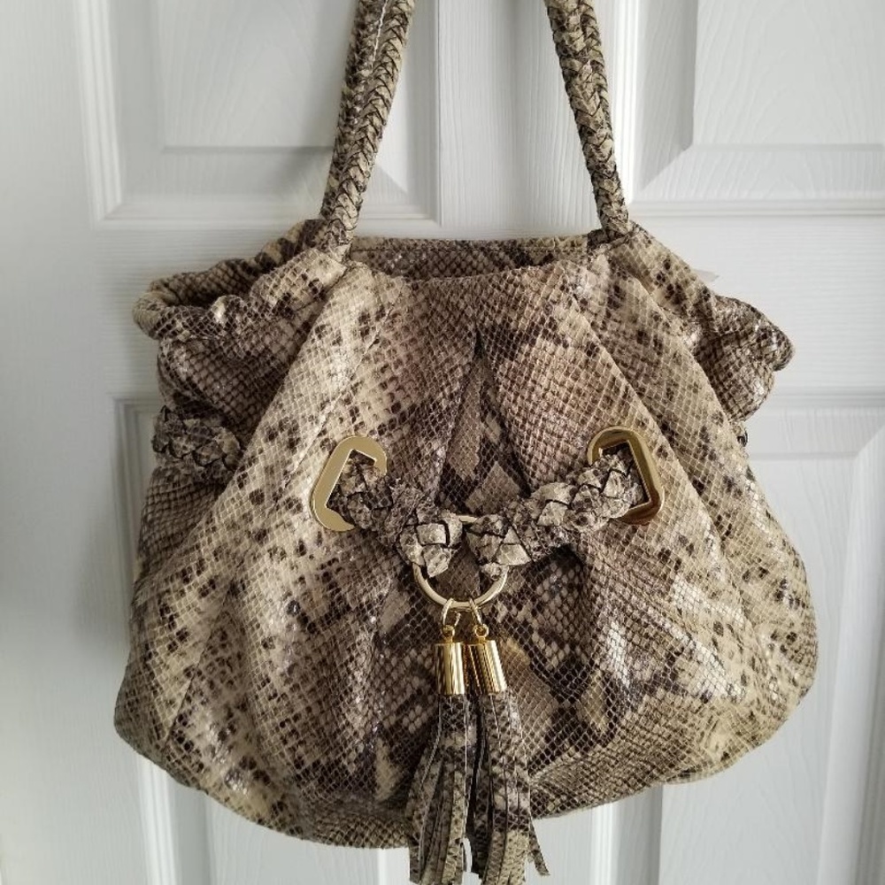 Michael Kors Snake Python Embossed